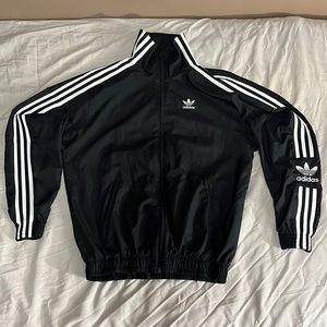 Adidas Originals Men’s Ripstop Track Jacket, Black, XS